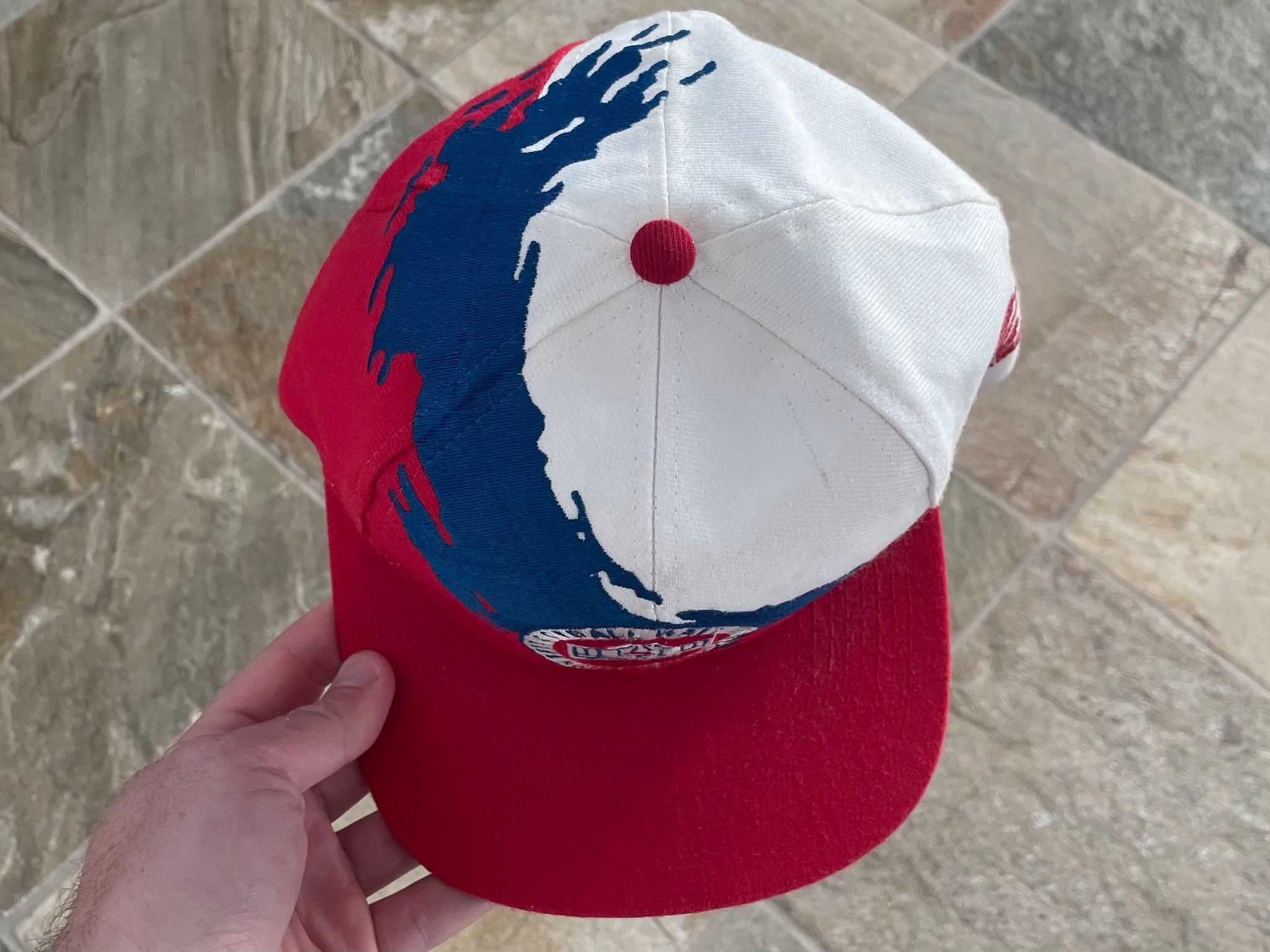 Vintage Hall of Fame Logo Athletic Splash Snapback Football Hat – Stuck In  The 90s Sports