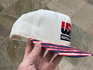 Vintage Team USA Magic Johnson Lakers AJD Zubaz Snapback Basketball Hat