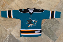 Load image into Gallery viewer, San Jose Sharks Reebok Hockey Jersey, Size Youth Small/Medium