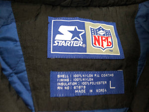 Vintage Buffalo Bills Starter Parka Football Jacket, Size Large