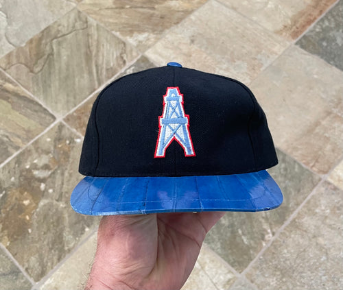 Vintage Houston Oilers American Needle Skins Snapback Football Hat