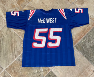 Vintage New England Patriots Willie McGinest Logo Athletic Football Jersey  2XL