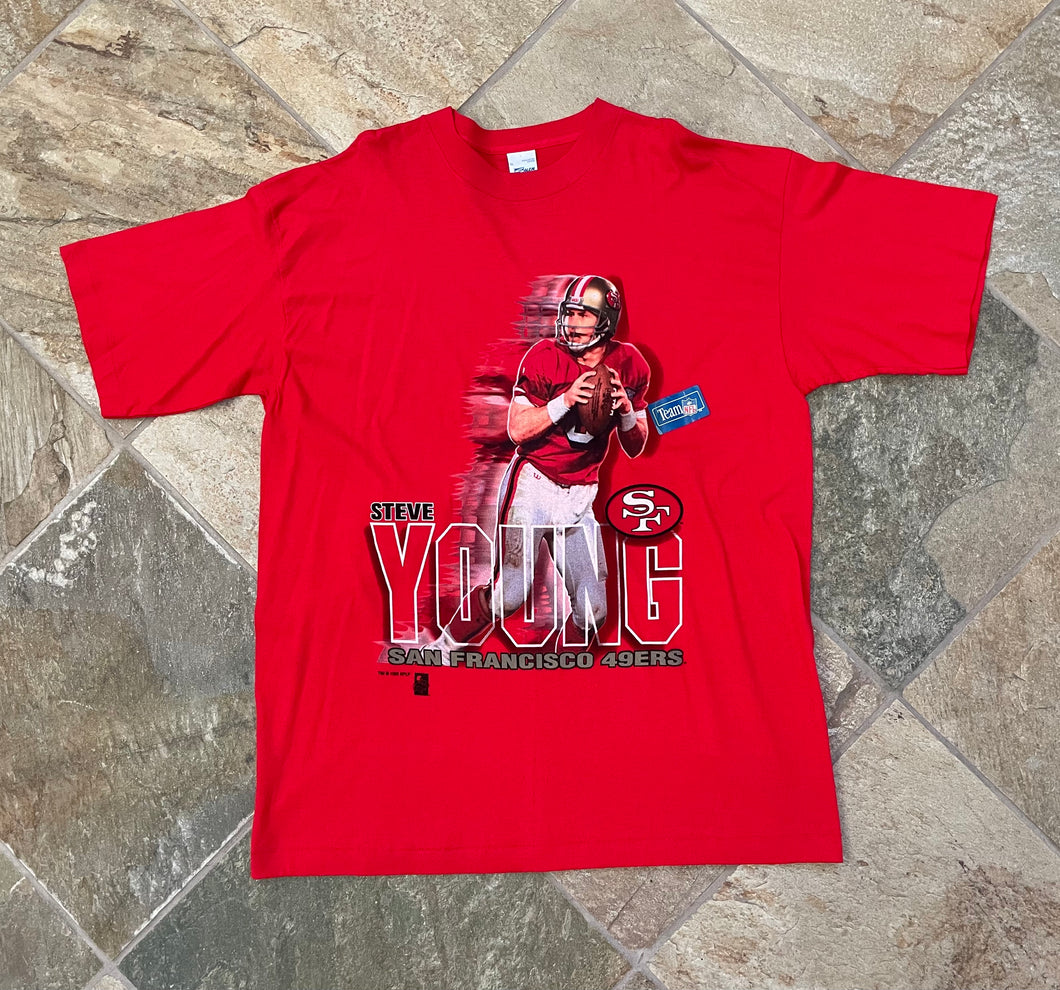 Vintage San Francisco 49ers Steve Young T Shirt Size XL