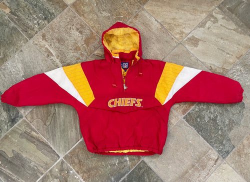 Vintage Kansas City Chiefs Starter Parka Football Jacket, Size Large