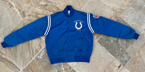 Vintage Indianapolis Colts Starter Satin Football Jacket, Size Medium