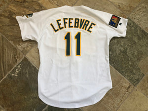 Vintage Oakland Athletics Jim lefebvre game worn, team issued baseball jersey, Size 46, Large