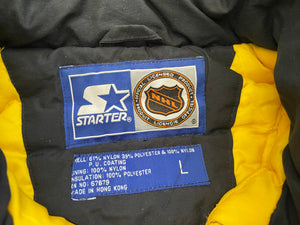 Vintage Pittsburgh Penguins Starter Parka Hockey Jacket, Size Large