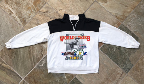 Vintage Oakland A’s San Francisco Giants World Series Baseball Sweatshirt, Size XL