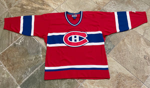 Vintage Montreal Canadiens Starter Hockey Jersey, Size Large