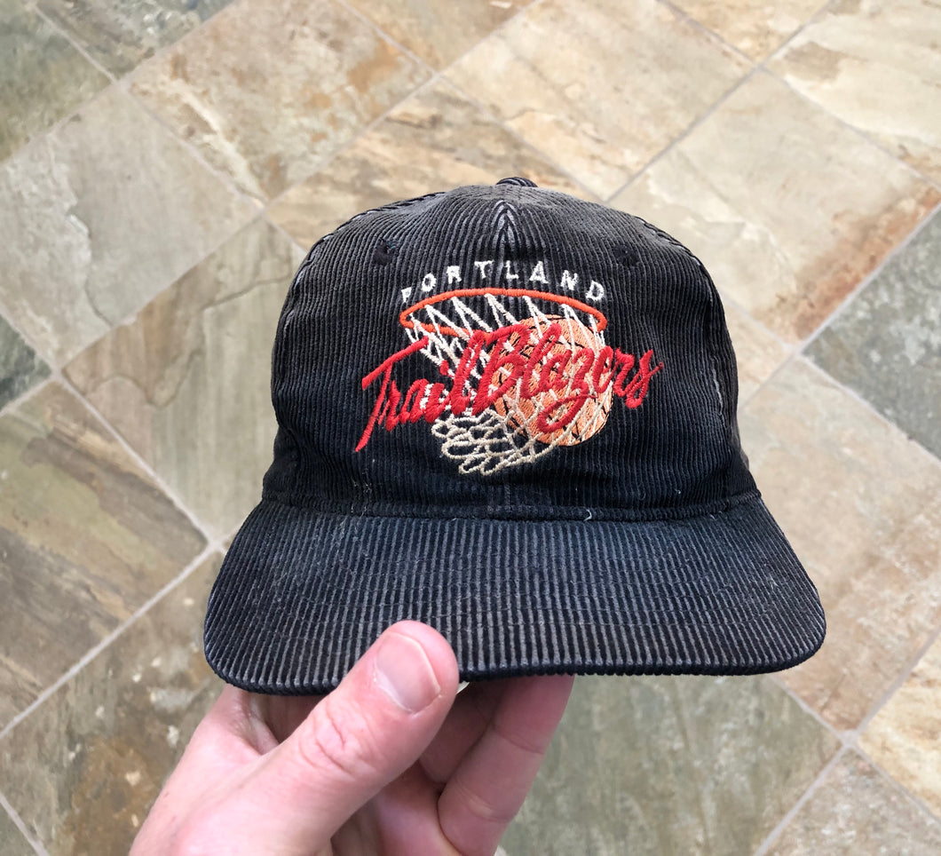 Vintage Portland Trail Blazers Drew Pearson Corduroy Snapback