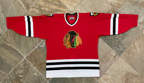 Vintage Chicago Blackhawks Glenn Hall CCM Hockey Jersey, Size 48, XL