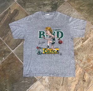 Vintage Boston Celtics Larry Bird Salem Sportswear Basketball Tshirt, Size XL