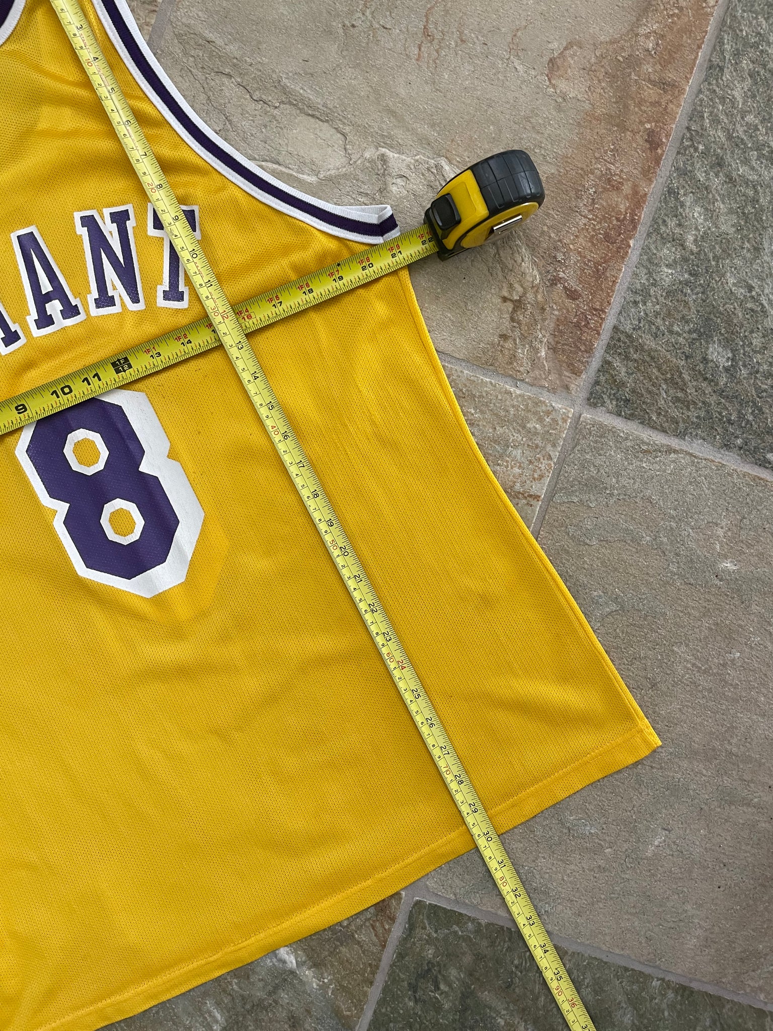 Vintage Champion NBA Los Angeles Lakers Kobe Bryant Jersey Size 48