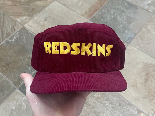 Vintage Washington Redskins Starline Corduroy Snapback Football Hat