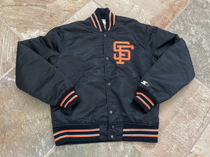 Vintage San Francisco Giants Starter Satin Baseball Jacket, Size Small