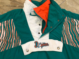 Vintage Miami Dolphins Zubaz Football Jacket, Size Large
