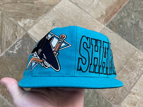 San Jose Sharks Vintage 90s G Cap Snapback Hat Nhl Hockey Black Baseba