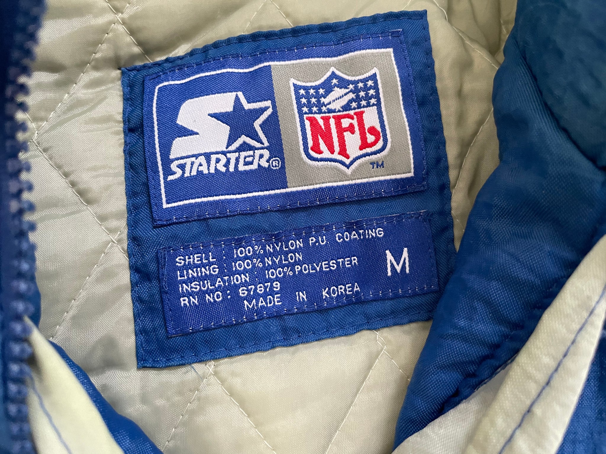 Vintage Dallas Cowboys Starer Parka Football Jacket, Size Medium – Stuck In  The 90s Sports