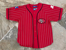 Load image into Gallery viewer, Vintage San Francisco 49ers Starter Pin Stripe Football Jersey, Size Youth Medium, 8-10