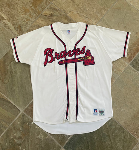 Vintage Atlanta Braves Russell Athletic Diamond Collection Baseball Jersey, Size 48, XL