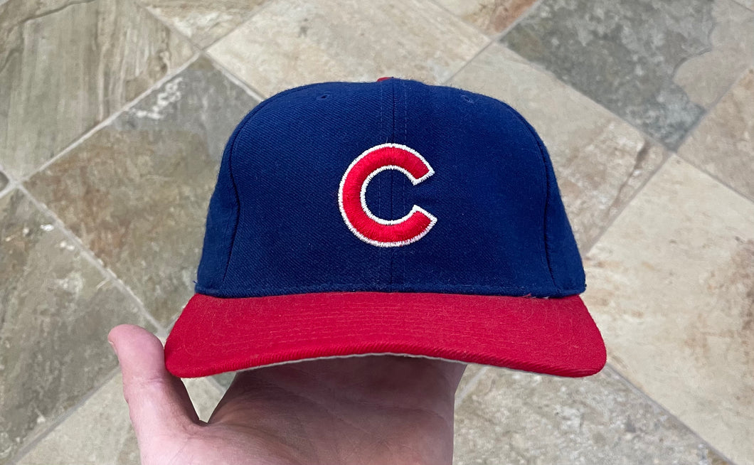Vintage Chicago Cubs New Era Fitted Pro Baseball Hat, Size 7 1/8