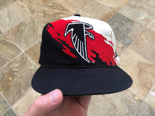 Vintage Atlanta Falcons Logo Athletic Splash Snapback Football Hat