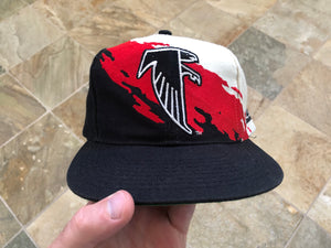 Vintage Atlanta Falcons Logo Athletic Splash Snapback Football Hat