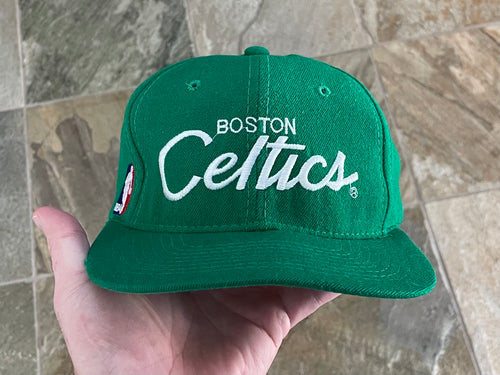 Vintage Boston Celtics Sports Specialties Script Snapback Basketball Hat