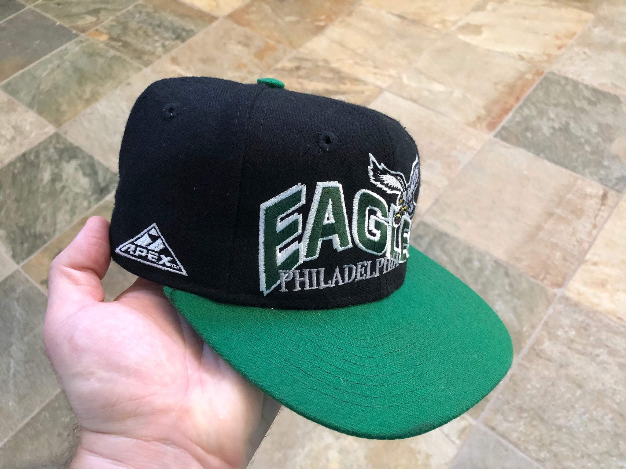 Vintage Philadelphia Eagles Apex One Snapback Football Hat – Stuck