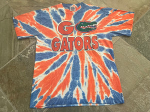 Vintage Florida Gators Sports Attack Tie Dye College Tshirt, Size Large