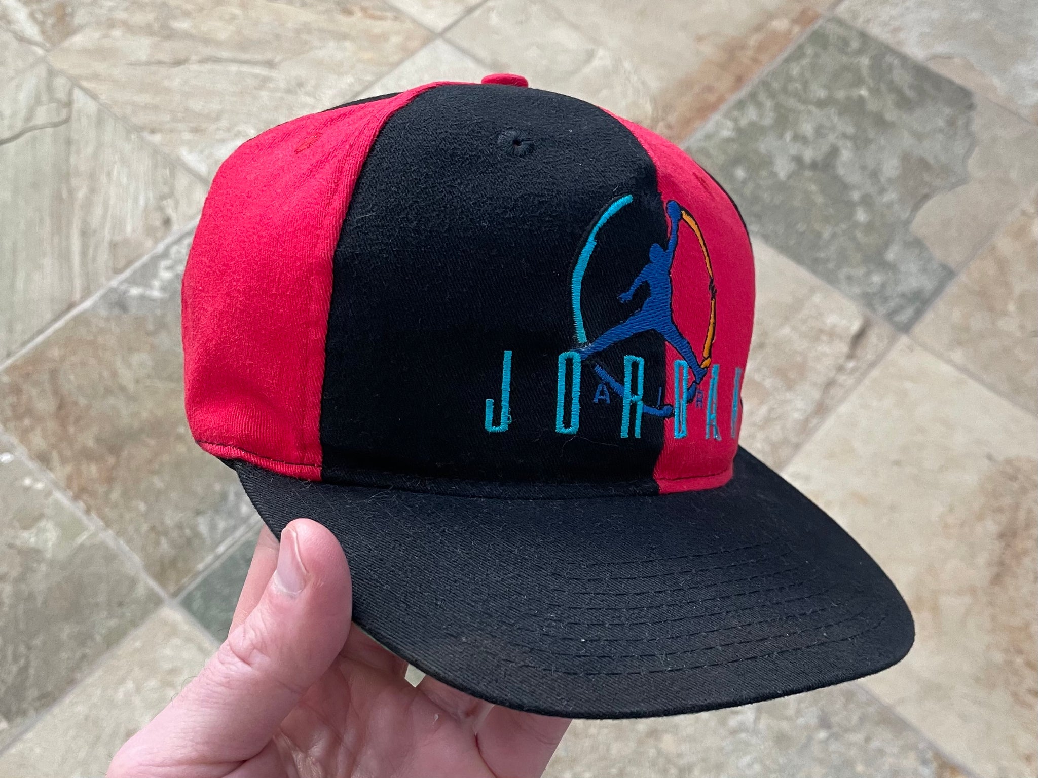 Vintage 90's Michael Jordan Chicago Bulls Zubaz Snapback Hat