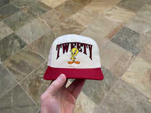 Load image into Gallery viewer, Vintage Tweety Bird Looney Tunes Warner Brothers Laser Snapback Hat