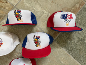 Vintage 1984 Los Angeles Olympics McDonald’s Snapback Hat Lot ***