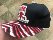 Load image into Gallery viewer, Vintage Chicago Bulls AJD Zubaz 1991 World Champions Snapback Basketball Hat