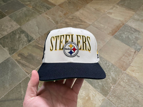Vintage Pittsburgh Steelers Sports Specialties Laser Snapback Football Hat