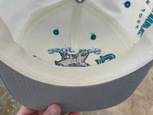 Vintage San Jose Sharks #1 Apparel Snapback Hockey Hat