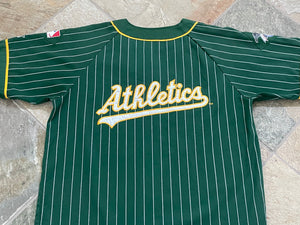 Vintage Oakland Athletics Starter Jersey Size XL Pinstripes Distressed  Baseball