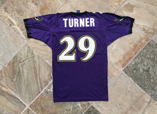 Load image into Gallery viewer, Vintage Baltimore Ravens Eric Turner Champion Football Jersey, Size 40, Medium