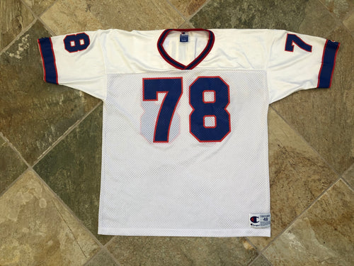 Vintage Buffalo Bills Bruce Smith Champion Football Jersey, Size 48, XL