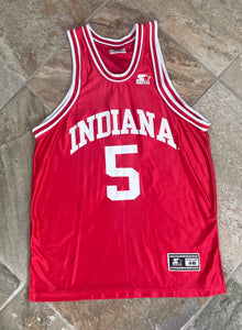 Vintage Indiana Hoosiers Starter College Basketball Jersey, Size 46, Medium