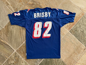 Vintage New England Patriots Vincent Brisby Champion Football Jersey, Size 44, Large