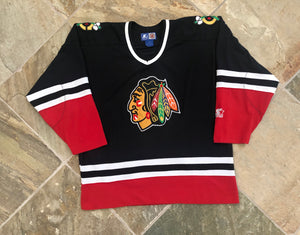 Vintage Chicago Blackhawks Starter Hockey Jersey, Size XL