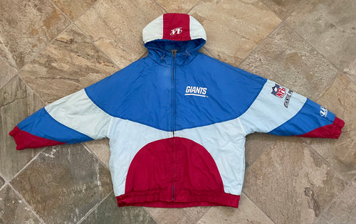 Vintage New York Giants Logo Athletic Parka Football Jacket, Size XL