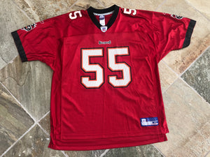 Vintage Tampa Bay Buccaneers Derrick Brooks Reebok Football Jersey, XL