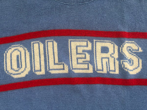 buy cheap online RARE VINTAGE Houston Oilers Cliff Engle Sweater NFL  Football 1980s XL NEW! 