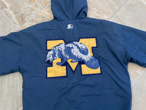 Vintage Michigan Wolverines Starter Parka College Jacket, Size Large