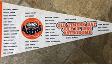 Load image into Gallery viewer, Vintage Houston Astros 1986 Old Timers Day Pennant ###