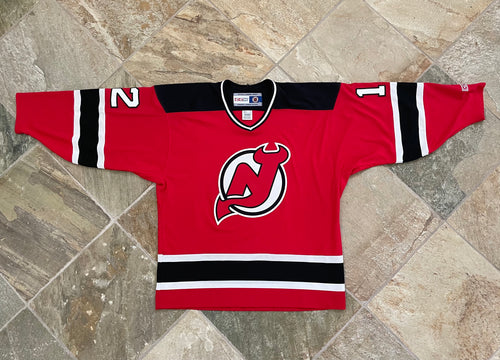 Vintage New Jersey Devils CCM Hockey Jersey, Size Large