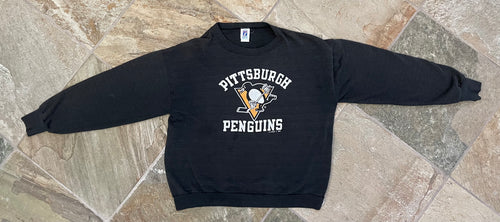 Vintage Pittsburgh Penguins Logo 7 Hockey Sweatshirt, Size XL