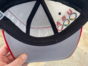 Vintage Team USA Olympics Starter Tri Panel Snapback Hat ***